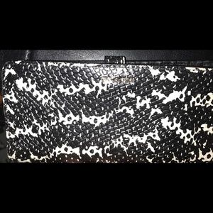 Black and White Coach Wallet